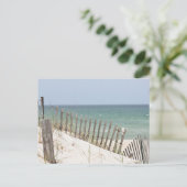 Carte Postale Photo de plage et dune de sable (Debout devant)