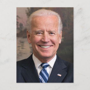 Carte Postale Photo de portrait de Joe Biden