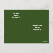 Carte Postale Photo de profil de Chien Chien Chien blanc mignon  (Dos)