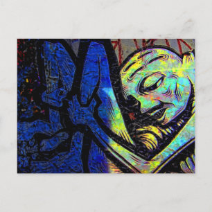 Carte Postale Photo de rue Graffiti de New York