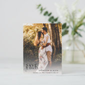 Carte Postale Photo De Script Moderne Enregistrer La Date (Debout devant)