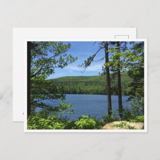 Carte Postale Photo de Squam Lake, Holderness New Hampshire (Devant / Derrière)