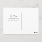 Carte Postale Photo de sympathique écureuil merci (Dos)