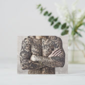 Carte Postale Photo de tatouage corporel masculin (Debout devant)