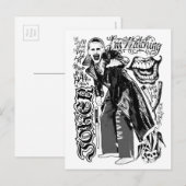 Carte Postale Photo de typographie de joker du peloton | de (Devant / Derrière)