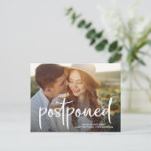 Carte Postale Photo de typographie simple reportée (Debout devant)