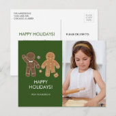 Carte postale photo de vacances aux hommes en pain (Devant / Derrière)