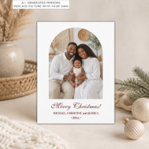 Photo de vacances de Noël en famille simple et élé