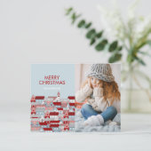 Carte postale photo de vacances de Village de Noël (Debout devant)