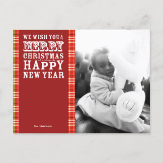 Carte postale photo de vacances incroyablement heu