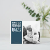 Carte postale photo de vacances incroyablement heu (Debout devant)