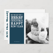 Carte postale photo de vacances incroyablement heu (Devant / Derrière)