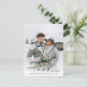 Carte Postale Photo de vacances Mariée et Joyeuse mariée (Debout devant)