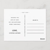 Carte Postale Photo de vacances moderne Aqua Blue Happy (Dos)