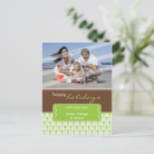 CARTE POSTALE PHOTO DE VACANCES :: support en cons (Debout devant)