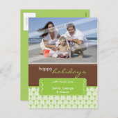 CARTE POSTALE PHOTO DE VACANCES :: support en cons (Devant / Derrière)