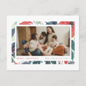 Carte postale photo de vacances Watercolor Floral  (Devant)