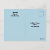 Carte Postale Photo de vagues de l'océan Retraite Nom personnali (Dos)