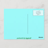 Carte Postale photo de vignoble vert (Dos)