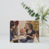 Carte postale photo de vœux de Noël Joyeux Noël (Debout devant)