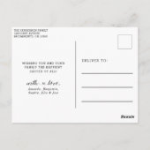 Carte Postale Photo de voeux de Pâques moderne (Dos)