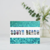 Carte Postale Photo de voyage à South Beach Miami Floride (Debout devant)