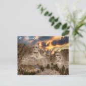 Carte Postale Photo de voyage du Mont Rushmore Dakota du Sud (Debout devant)