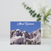 Carte Postale Photo de voyage du Mont Rushmore Dakota du Sud (Debout devant)