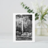 Carte Postale Photo des chutes Multnomah et de la loge (Debout devant)