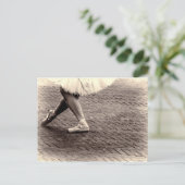 Carte Postale Photo des pantoufles de ballet (Debout devant)