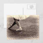 Carte Postale Photo des pantoufles de ballet (Devant / Derrière)