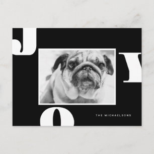 Carte Postale PHOTO DES VACANCES DE NOËL Joie de Noël