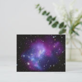 Carte Postale Photo d'espace céleste pourpre (Debout devant)