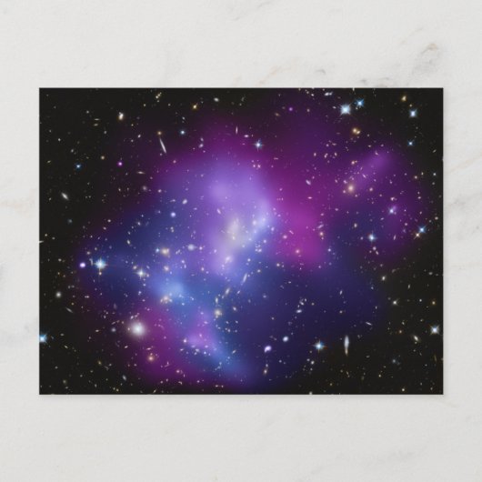 Carte Postale Photo d'espace céleste pourpre (Devant)