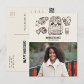 Carte postale photo d'essentiels de vacances avec (Devant / Derrière)