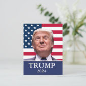 Carte Postale Photo Donald Trump - Président 2024 (Debout devant)