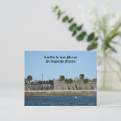 Carte Postale Photo du Castillo de San Marcos St Augustine FL (Debout devant)