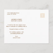 Carte postale photo du cercle du cachet de la date (Dos)