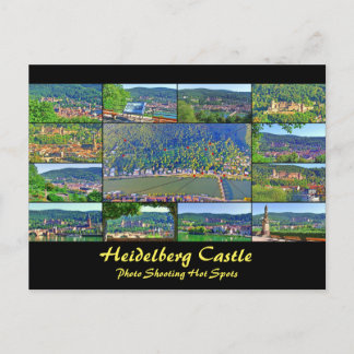 Carte Postale Photo du château de Heidelberg Photo de PostCard H