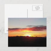 Carte Postale photo du ciel en randonnée (Devant / Derrière)