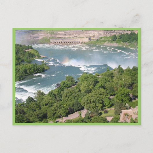 Carte Postale Photo Du Côté Américain De Niagra Chute D'Un (Devant)