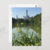 Carte postale photo du gratte-ciel de Central Park (Devant / Derrière)
