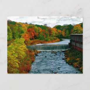 Carte Postale Photo du Jour de l'automne en Nouvelle-Angleterre 
