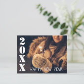 Carte Postale Photo du Joyeux Nouvel An 2023 (Debout devant)