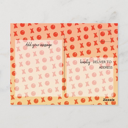 Carte Postale Photo du mari jour de naissance romantique lèvres (Dos)