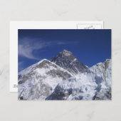 Carte Postale Photo du mont Everest (Devant / Derrière)