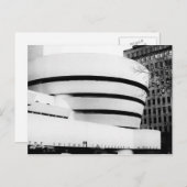 Carte Postale Photo du musée Guggenheim à New York (Devant / Derrière)