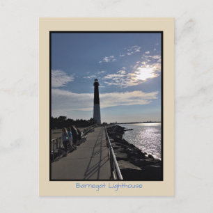 Carte Postale Photo du phare de Barnegat