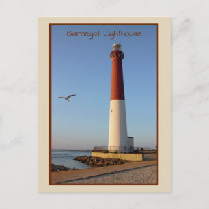 Carte Postale Photo du phare de Barnegat