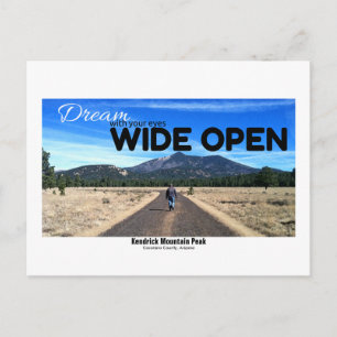 Carte Postale Photo du pic Kendrick Mountain, voyage en Arizona